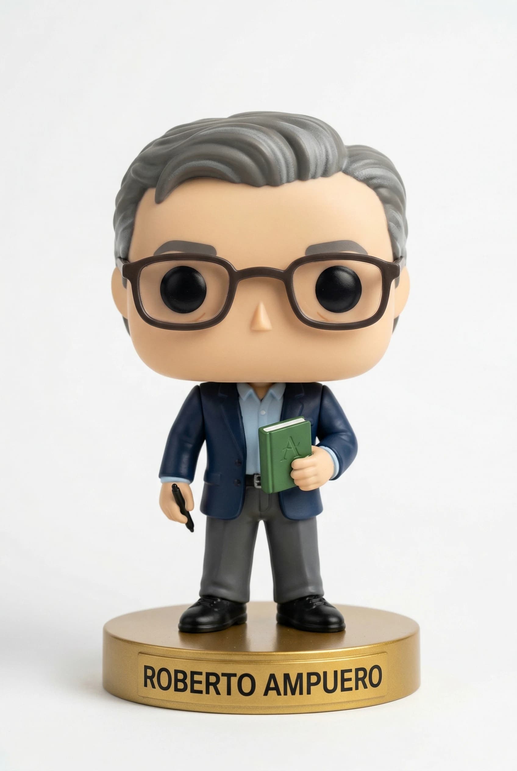 Funko personalizado de Roberto Ampuero