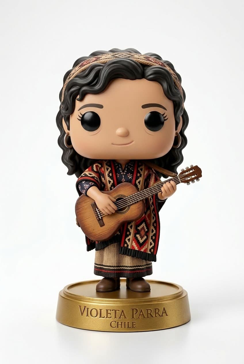 Funko personalizado de Violeta Parra