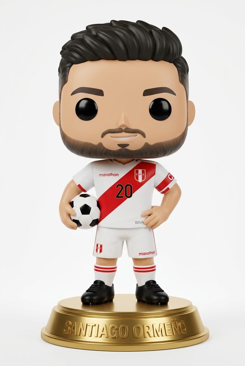 Funko personalizado de Santiago Ormeno