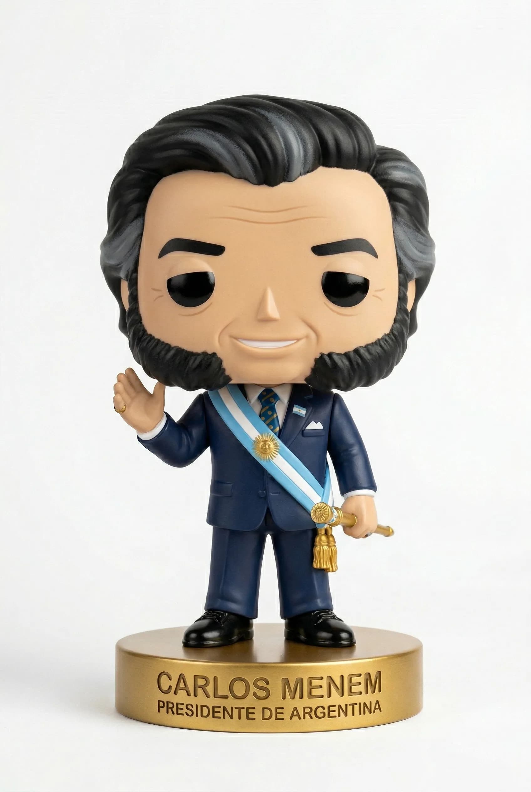 Funko personalizado de Carlos Menem