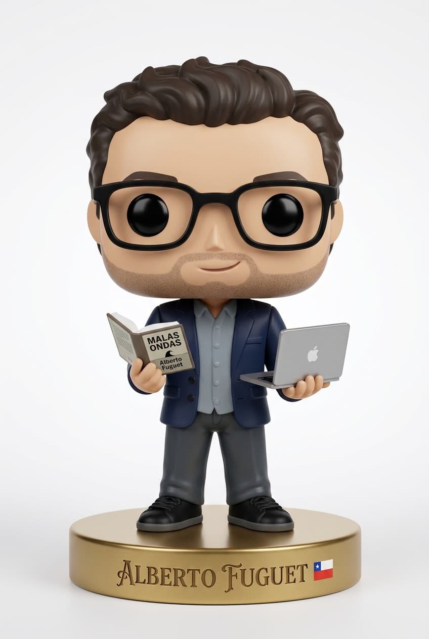 Funko personalizado de Alberto Fuguet